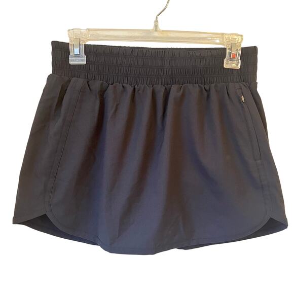 prAna Peak to Pavement Skort S Activewear Tennis Outdoor Pickleball Hiking Black - Picture 2 of 11